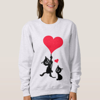 Sudadera Love Cats Hoodie – Cute & Cozy Style