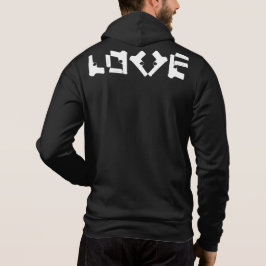 Sudadera LOVE Collection Black Hoodie