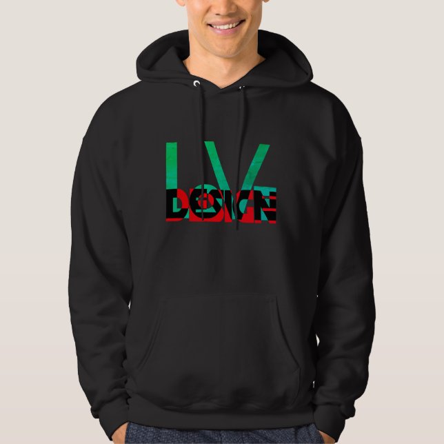 Sudadera Love Design - Retro Green Edition (Anverso)