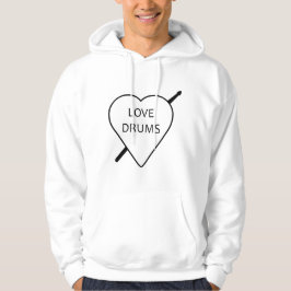 Sudadera Love Drums Hoodie