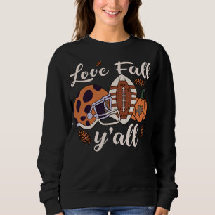 Sudadera Love Fall Y'all Shirt Trendy Fall Shirt Cute Fall