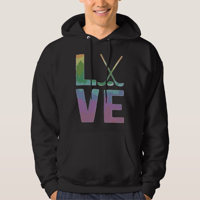 Sudadera Love Field Hockey Player Field Hockey 1 (Anverso)