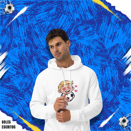 Sudadera Love for soccer kawaii anime design