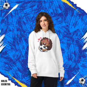 Sudadera Love for soccer kawaii anime design