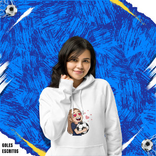 Sudadera Love for soccer kawaii anime design