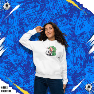 Sudadera Love for soccer kawaii anime design