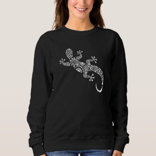 Sudadera Love Geckos Tribal Lizard Chameleon Gecko Tattoo