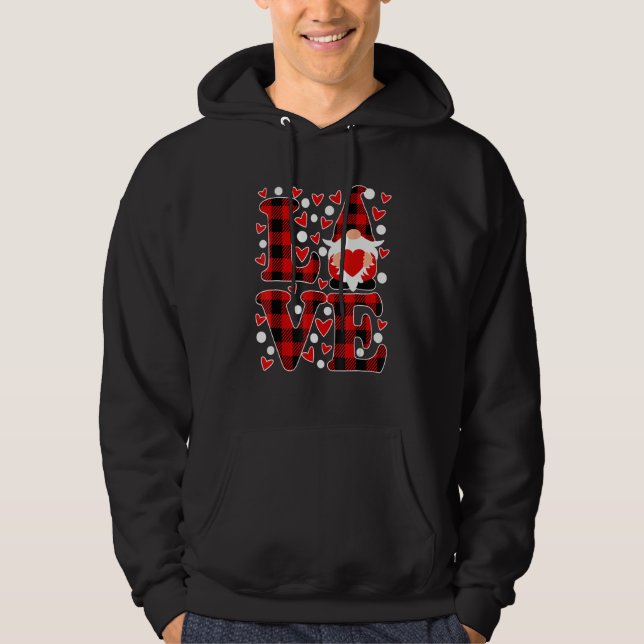 Sudadera Love Gnome Valentines Day - Valentine Gnomes Heart (Anverso)