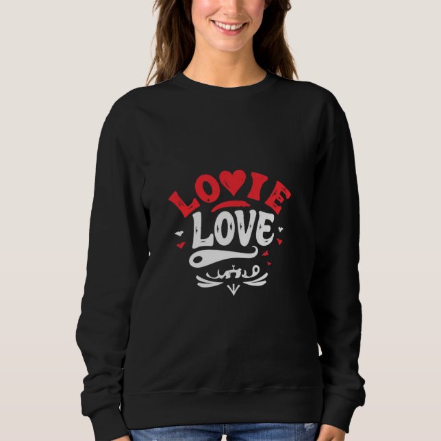 Sudadera LOVE, Graffiti Style Art Unisex Soft style T-shirt (Anverso)