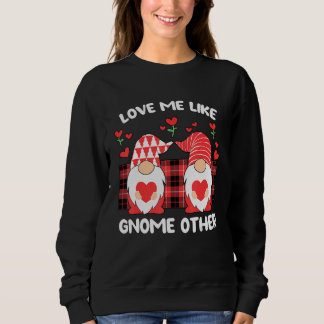 Sudadera Love Hearts Like Gnome Other Buffalo Plaid Valenti