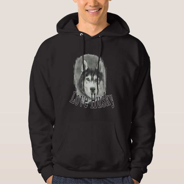 Sudadera Love Husky (Anverso)