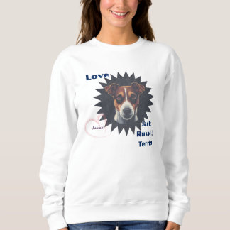 Sudadera Love Jack Russell Terrier ビンテージ風♡