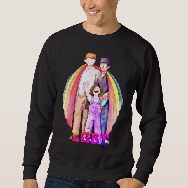 Sudadera Love Lgbt Essential (Anverso)