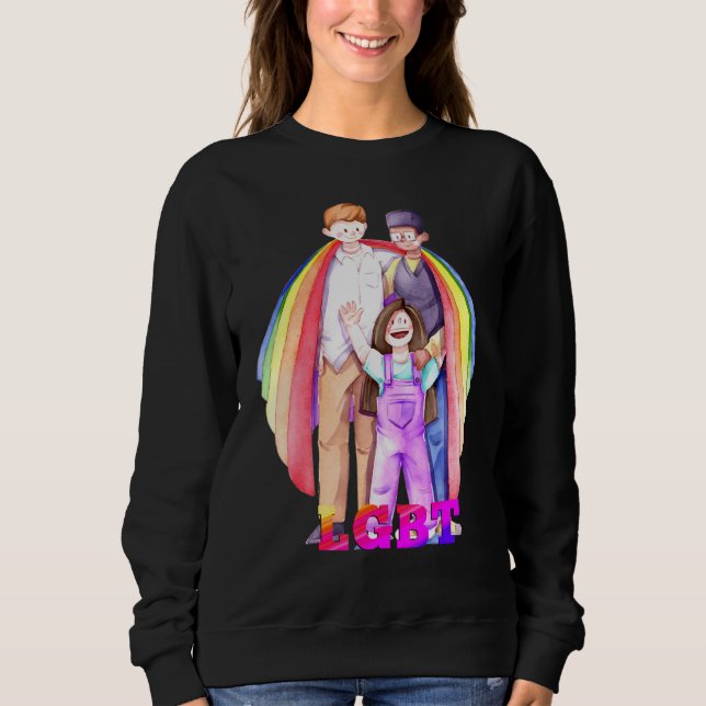 Sudadera Love Lgbt Essential (Anverso)