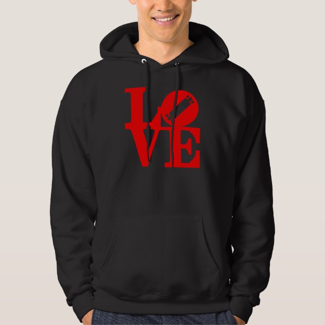 Sudadera love_longboard_red (Anverso)