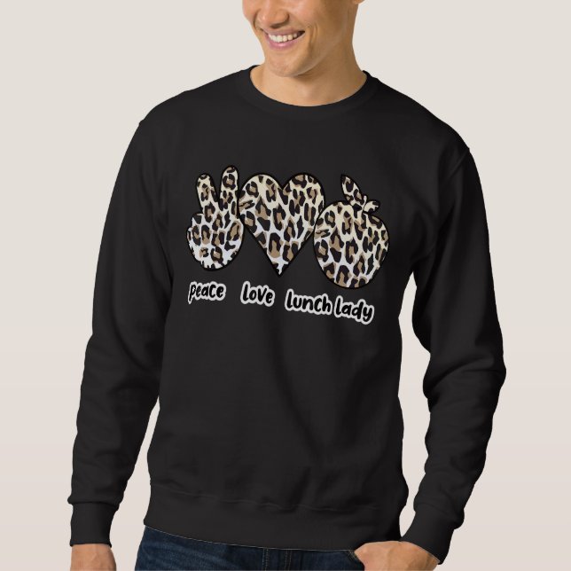 Sudadera Love Lunch Lady Lunch Worker Squad (Anverso)