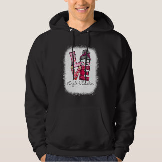Sudadera Love Messy Bun English Teacher Valentine's Day Mat