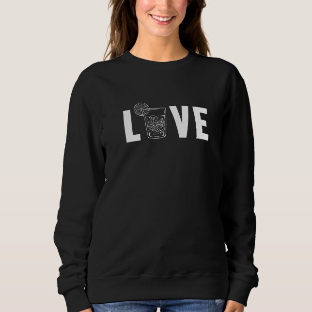 Sudadera Love Mixologist Barmann Bartender Bardame Bartende (Anverso)