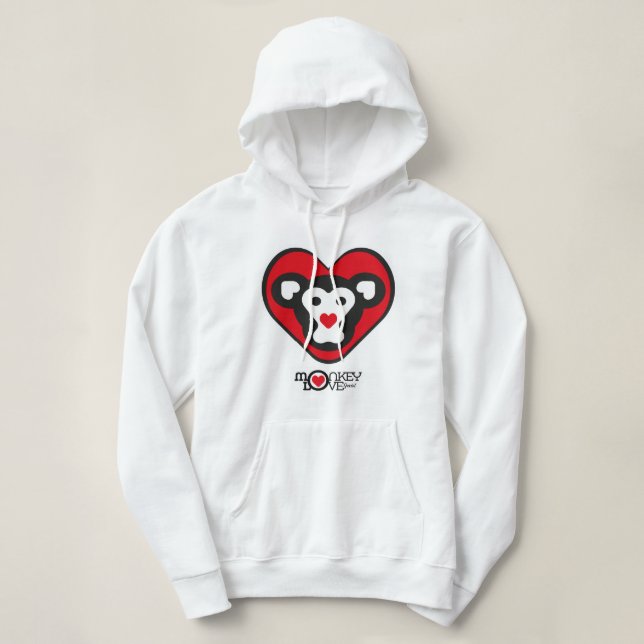 Sudadera LOVE MONKEY LOVE SPECIAL by Masanser (Diseño del anverso)