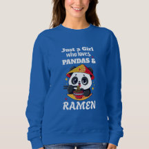 Love Pandas and Ramen (texto blanco)