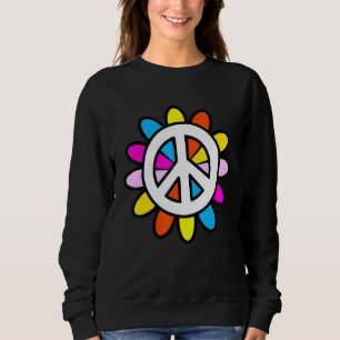 Sudadera Love Peace Freedom 60's 70s Tie Dye Hippie Costume