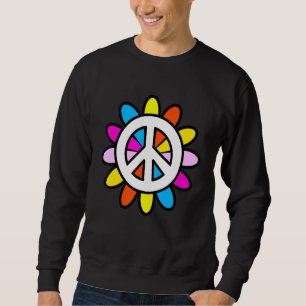 Sudadera Love Peace Freedom 60's 70s Tie Dye Hippie Costume