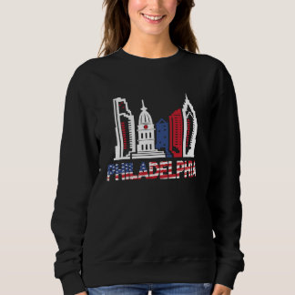 Sudadera Love Philadelphia Skyline Downtown Cityscape Phill