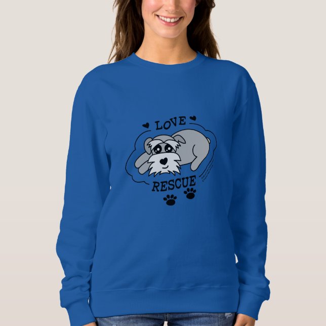 Sudadera Love Rescue - Dark Sweatshirt (Women) (Anverso)