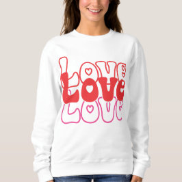Sudadera Love Retro Valentine