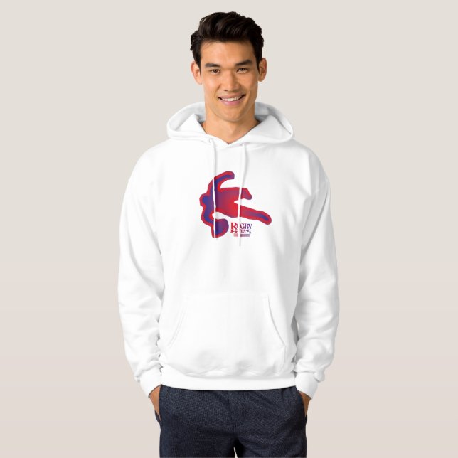 SUDADERA LOVE RUGBY BY MASANSER PIXELAT (Anverso completo)