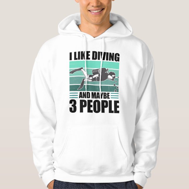 Sudadera Love Scuba Diving Funn Diver Gift (Anverso)