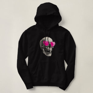 Sudadera 💗 Love Skull – Gafas de sol de corazón rosa