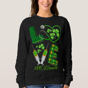 Sudadera Love St Patrick S Picu Nurse Life Shamrock irlandé