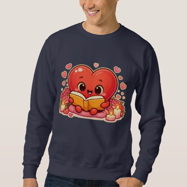 Sudadera Love Stories Begin Within the Heart (Anverso)