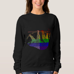 Sudadera Love U Tees Funny Rainbow Animals Sloth Lgbt Pride