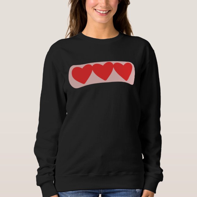 Sudadera Love Valentine s Day Couple Relationship Heart In  (Anverso)