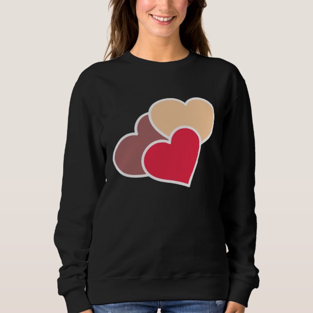 Sudadera Love Valentine s Day Couple Relationship Heart In (Anverso)