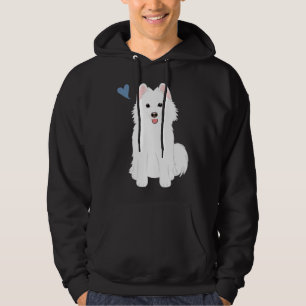 Sudadera Love White Pomsky Pomeranian Husky