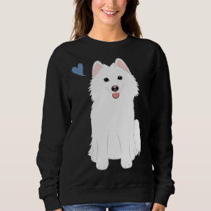 Sudadera Love White Pomsky Pomeranian Husky