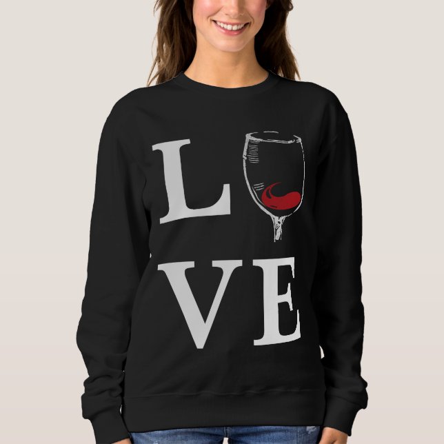 Sudadera Love Wine 11 (Anverso)