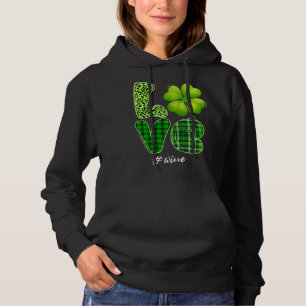 Sudadera Love Wine Shamrock Lucky C St Patricks Day Basebal