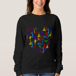 Sudadera Love Yoga Poses Ver