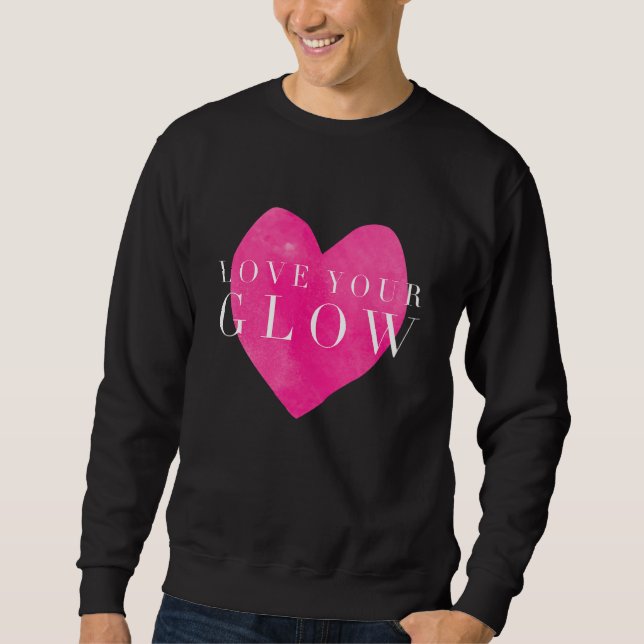 Sudadera Love Your Glow Highligther Skin Esthetician Skinca (Anverso)