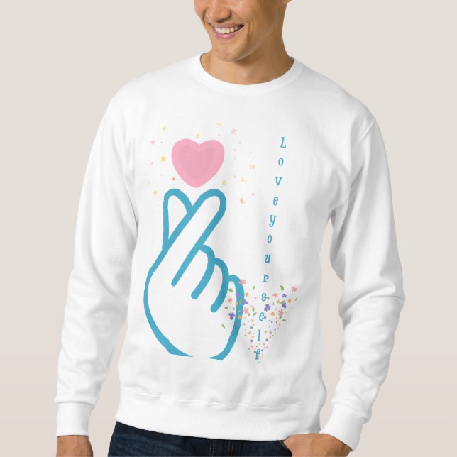 Sudadera Love yourself (Anverso)