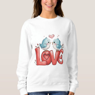 Sudadera Lovebirds A Little Love Two Hearts, One Song Love