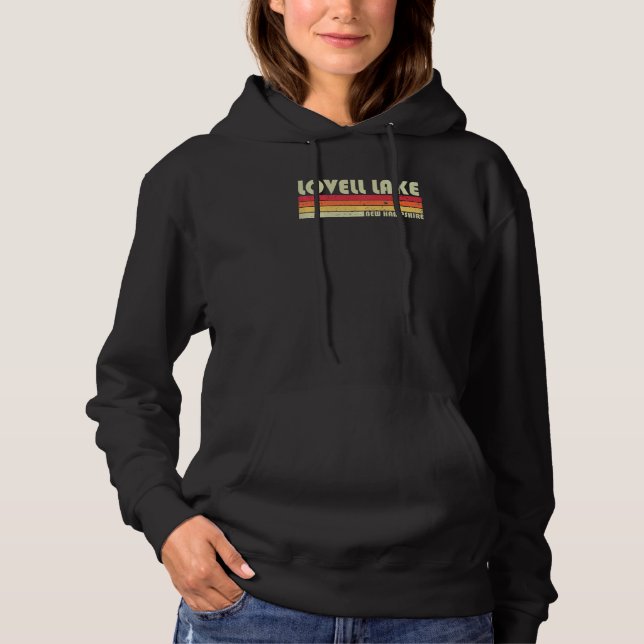 Sudadera Lovell Lake New Hampshire Camping (Anverso)