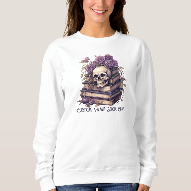 Sudadera Lover del libro, Personalizado Book Club (Anverso)