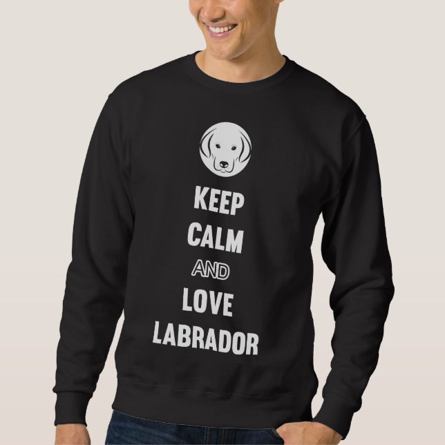 Sudadera Lover Perro Recuperador de Labrador 283 (Anverso)