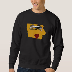 Sudadera LOVILIA IOWA IA EE. UU. Cute Merch de Recuerdo C