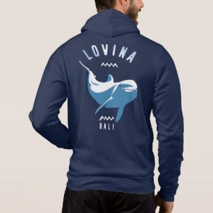 Sudadera Lovina Bali - Natación Con Camiseta De Delfines